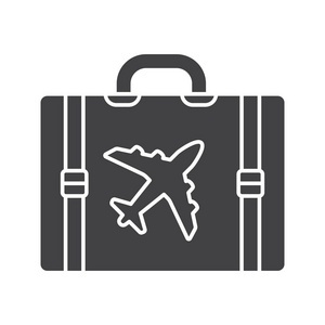 旅行箱包行李箱标志符号图标图片