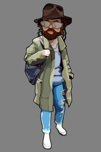 衣衫褴褛的衣服图片