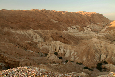 山周围的死海，耶胡达  沙漠，以色列