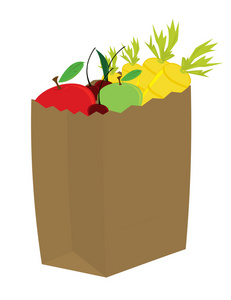 水果和蔬菜的塑料袋