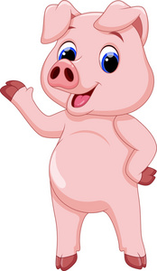 可爱的小猪卡通图片