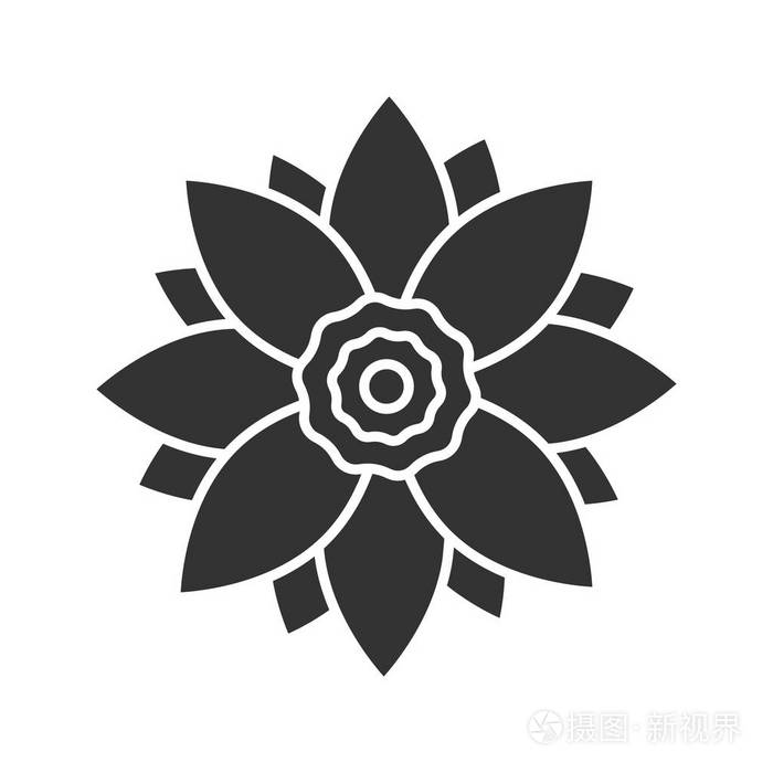 莲花花标志符号图标