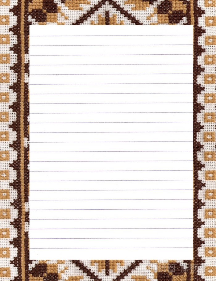 用于记录的装饰有序表格