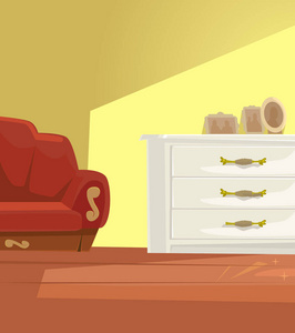 客厅卡通图片-客厅卡通素材-客厅卡通插画-摄图新视界