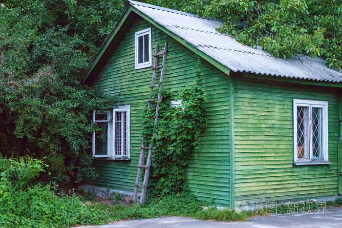 被遗弃的绿房子