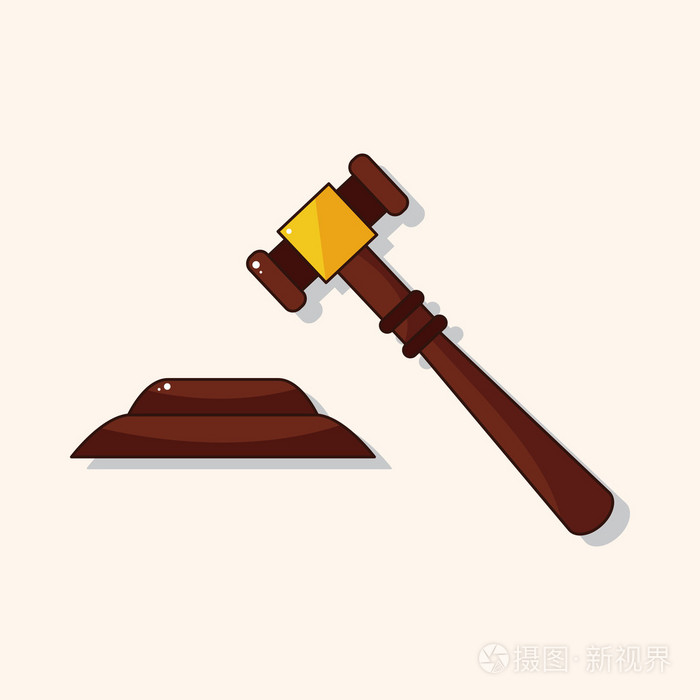 法官锤主题元素