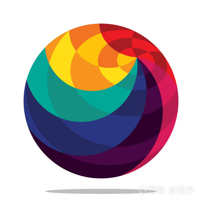 标志和符号设计, 圆形球颜色 / 彩色球体设计