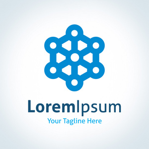 强度分子结构粘结连接向量标志图标照片