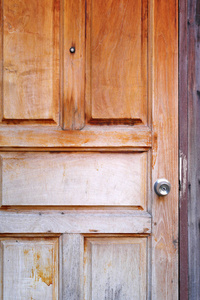 详细老式木制的门