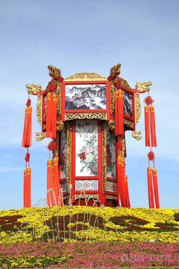 中式灯笼艺术作品