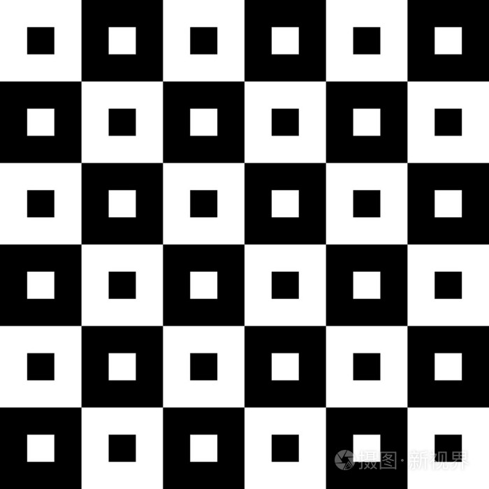 无缝的正方形图案