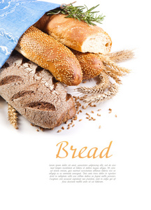 不同类型的面包