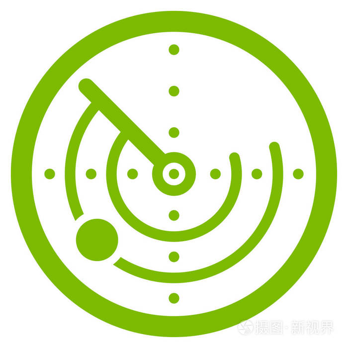 雷达矢量图标