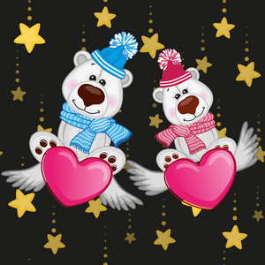 北极熊的一天图片