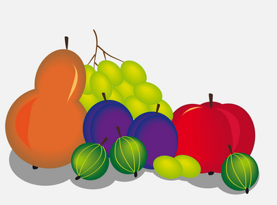 成果( fruit的名词复数 ) 水果 果实 (大地的)产物照片