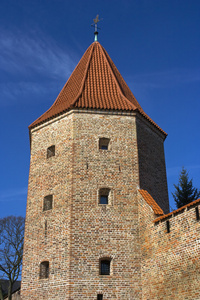 旧城墙砖塔图片
