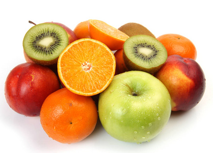 成熟的水果，对健康的食物