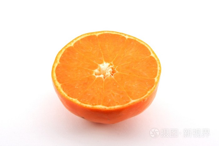 切下来的橘子