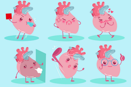 心跳卡通图片