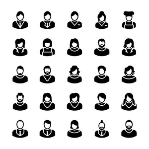 头像标志符号矢量图标 10照片