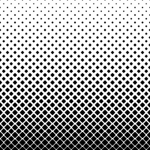 从圆角正方形单色方形图案背景黑色和白色几何矢量图