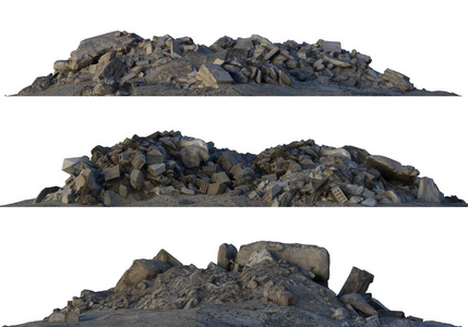 白色3d 插图上的瓦砾和碎片堆相似素材图片 摄图新视界 白色3d 插图上的瓦砾和碎片堆相似素材图片 摄图新视界