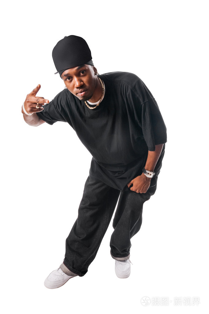 很酷的年轻嘻哈歌手照片-正版商用图片00ob8u-摄图新视界