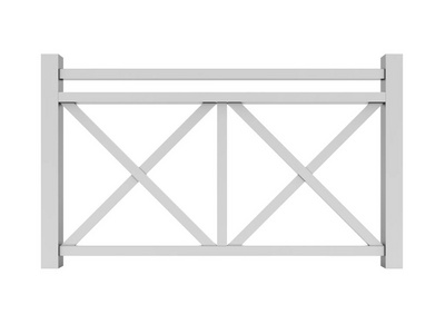 白色金属设计设计栏杆