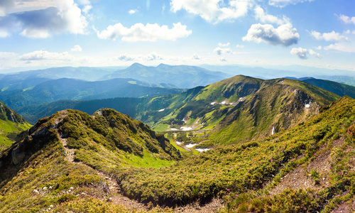 在喀尔巴阡山