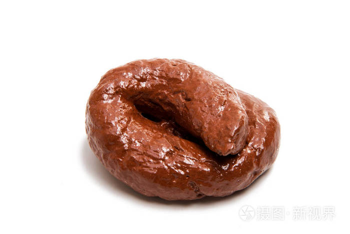 孤立的人类粪便