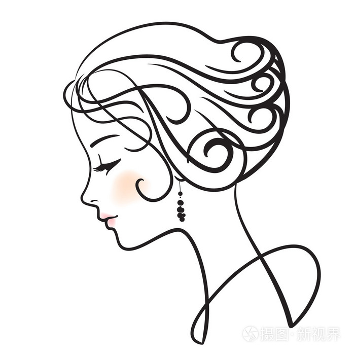 美丽的女人插画-正版商用图片00oqbt-摄图新视界