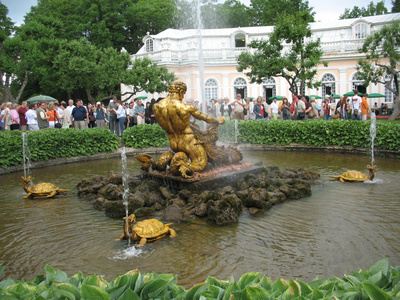 公园喷泉