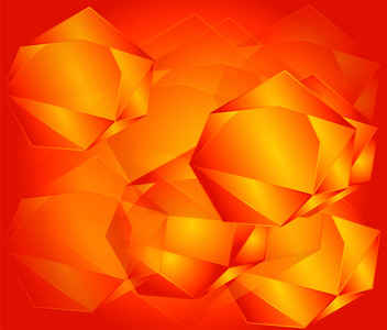 无缝的橙色几何图案