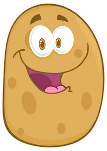 马铃薯的卡通人物图片