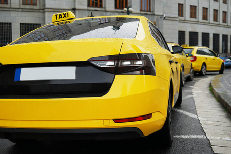 出租车街图片