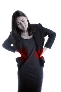 办公室腰疼图片