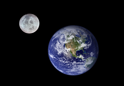 地球和月亮
