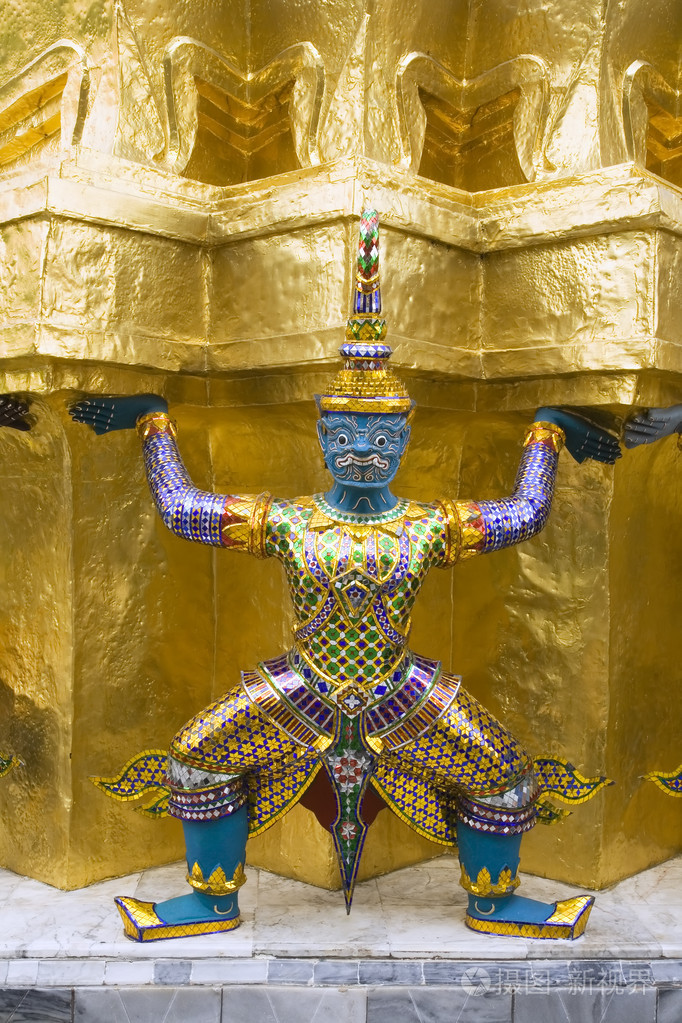 泰国恶魔雕像