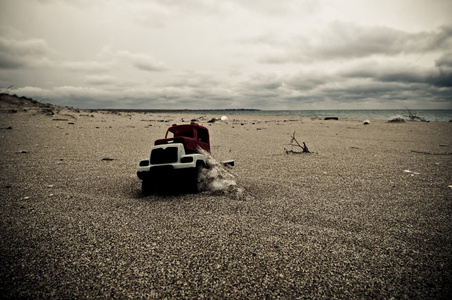 沙滩玩具车图片