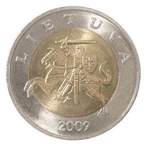 硬币立陶宛立特