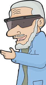 单身男人与虚拟眼镜