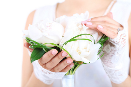 新娘举行婚礼的花束