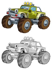 动漫汽车图片-动漫汽车素材-动漫汽车插画-摄图新视界