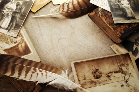 复古照片背景照片