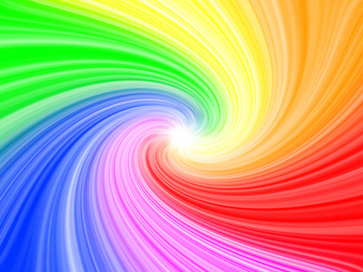 彩虹抽象背景爆炸照片