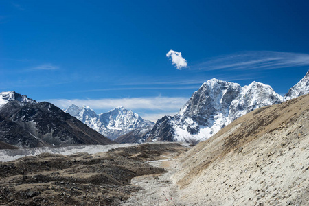 喜马拉雅山到珠穆朗玛峰基地 ca 一路风景