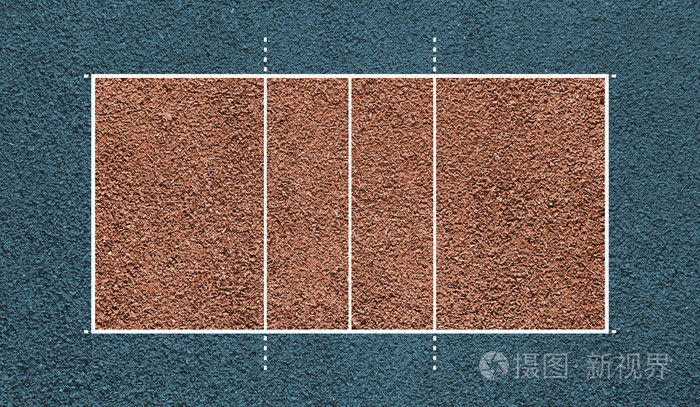 排球场顶视图的字段董事会背景