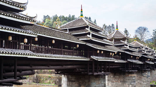 侗族风雨桥图片