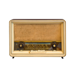 复古的旧收音机