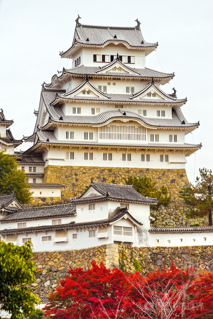 日本城堡城门图片